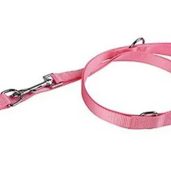 Animalis - Laisse Multifonction Basic 20mm Et 200cm Pour Chien - Rose
