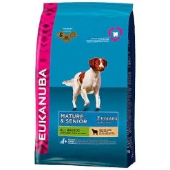 Eukanuba - Croquettes Mature 7+ à L'Agneau Et Riz Pour Chien Sénior - 12Kg