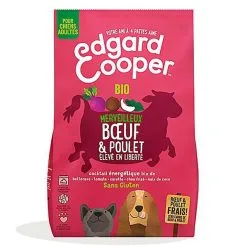 Edgard & Cooper - Croquettes BIO Au Bœuf Et Poulet Pour Chien - 7Kg
