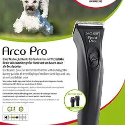 Moser - Tondeuse Arco Pro Sur Batterie Pour Chien Et Chat