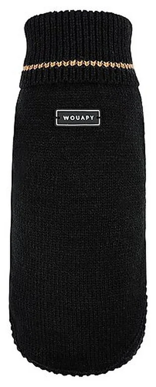 Wouapy - Pull Basic Noir Pour Chien - T50 3 Wouapy - Pull Basic Noir Pour Chien - T50