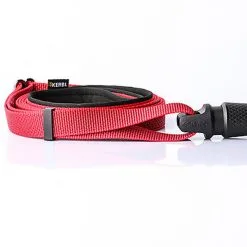Goleygo - Laisse Plate Réglable Rouge Pour Chien - M
