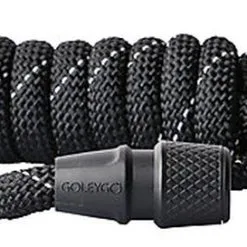 Goleygo - Laisse Ronde Réglable Noir Pour Chien - M