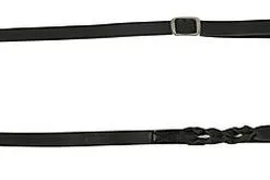 Goleygo - Laisse Vegas En Cuir Réglable Noir Pour Chien - M