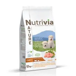 Nutrivia Nature - Croquettes Poulet Pour Chiot De Moyenne Et Grande Taille -Animalerie Boutique 50431