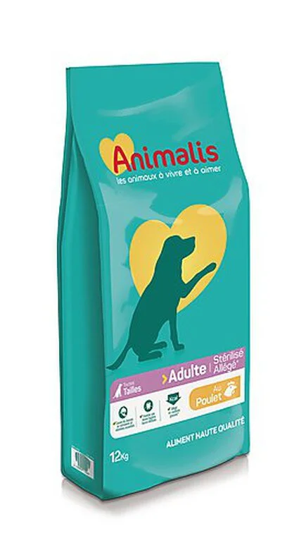 Animalis - Croquettes Adutle Stérilisé Allégé Au Poulet Pour Chien - 12kg 3 Animalis - Croquettes Adutle Stérilisé Allégé Au Poulet Pour Chien - 12kg