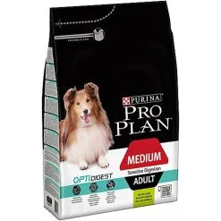 Pro Plan - Croquettes Medium Adult Sensitive Digestion Ă L'Agneau Pour Chien - 3Kg