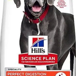 Hill's Science Plan - Croquettes Adulte Large Breed Perfect Digestion Au Poulet Pour Chien - 12Kg