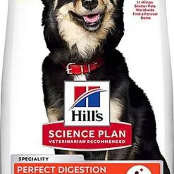 Hill's Science Plan - Croquettes Adulte Perfect Digestion Au Poulet Pour Petit Chien - 3Kg