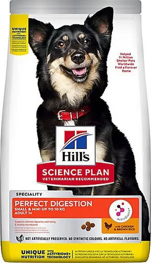 Hill's Science Plan - Croquettes Adulte Perfect Digestion Au Poulet Pour Petit Chien - 1,5Kg 3 Hill's Science Plan - Croquettes Adulte Perfect Digestion Au Poulet Pour Petit Chien - 1,5Kg