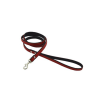 Comme Un Roi - Laisse Cuir So Funky Rouge / Noir Pour Chien Et Chat - 120cm -Animalerie Boutique 64894