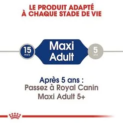 Royal Canin - Croquettes Maxi Adult Pour Chien -Animalerie Boutique 66828