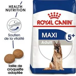 Royal Canin - Croquettes Maxi Adulte 5+ Pour Chien Adulte - 15Kg 9 Royal Canin - Croquettes Maxi Adulte 5+ Pour Chien Adulte - 15Kg -Animalerie Boutique 66833