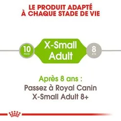 Royal Canin - Croquettes X-Small Pour Chien Adulte De Petite Taille - 1,5Kg -Animalerie Boutique 66882