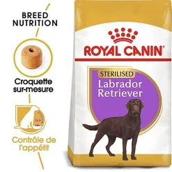 Royal Canin - Croquettes Labrador Pour Chien Stérilisé - 12Kg -Animalerie Boutique 67586