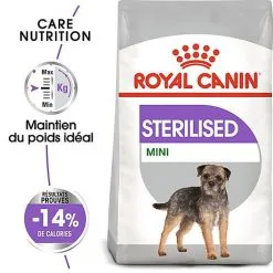 Royal Canin - Croquettes Mini Sterilised Pour Chien - 3Kg -Animalerie Boutique 68169