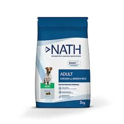 Nath - Croquettes Mini Adult Au Poulet Pour Chien - 3Kg