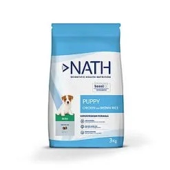 Nath - Croquettes Mini Puppy Au Poulet Pour Chiot - 3Kg