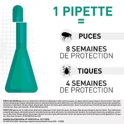 Frontline - Pipettes Antiparasitaire Pour Chien De 10 à 20Kg - 4x1,34ml -Animalerie Boutique 69096