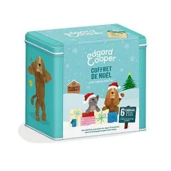 Edgard & Cooper - Coffret De Noël Gourmand Pour Chien Adulte - Bleu