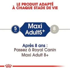 Royal Canin - Croquettes Maxi Adult 5+ Pour Grand Chien - 4Kg 8 Royal Canin - Croquettes Maxi Adult 5+ Pour Grand Chien - 4Kg -Animalerie Boutique 74343