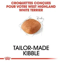 Royal Canin - Croquettes Westie Adult Pour Chiens - 1,5Kg -Animalerie Boutique 74395