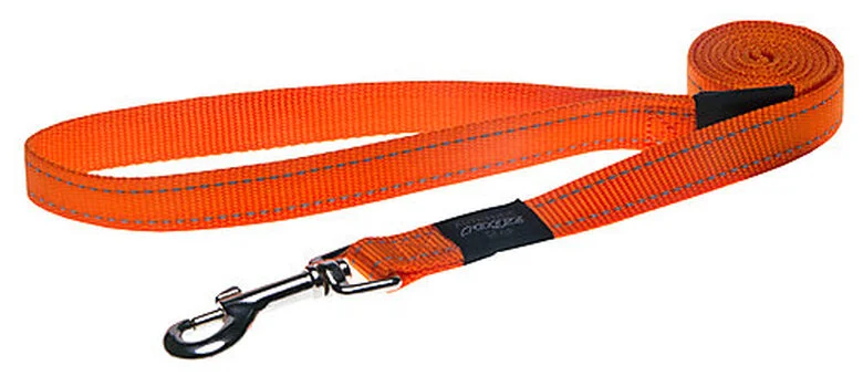 Rogz - Laisse Utility Orange Pour Chiens - 140x1,6cm 3 Rogz - Laisse Utility Orange Pour Chiens - 140x1,6cm