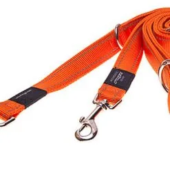 Rogz - Laisse Utility Multiple Orange Pour Chien - 180cm