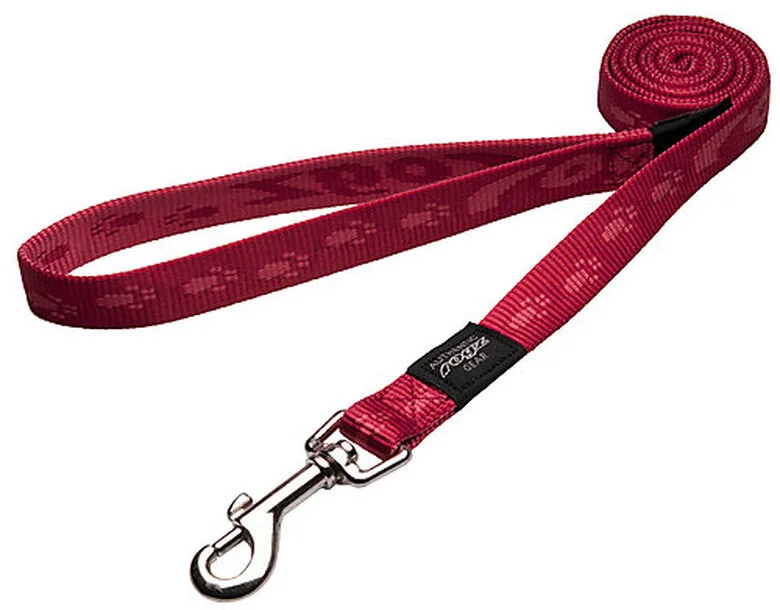 Rogz - Laisse Simple Alpinist Rouge Pour Chiens - L 3 Rogz - Laisse Simple Alpinist Rouge Pour Chiens - L