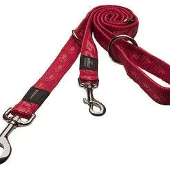 Rogz - Laisse Alpinist Multiple Rouge Pour Chien - XL