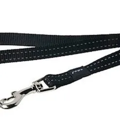 Rogz - Laisse Utility Noir Pour Chiens - 140x1,6cm