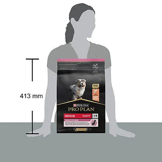Pro Plan - Croquettes OPTIDERMA Medium Sensitive Skin Saumon Pour Chiot - 3Kg 5 Pro Plan - Croquettes OPTIDERMA Medium Sensitive Skin Saumon Pour Chiot - 3Kg – Image 3