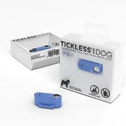 Tickless - Répulsif Antiparasitaire Mini Dog Ultrason Rechargeable Pour Chiens - Bleu -Animalerie Boutique 76329