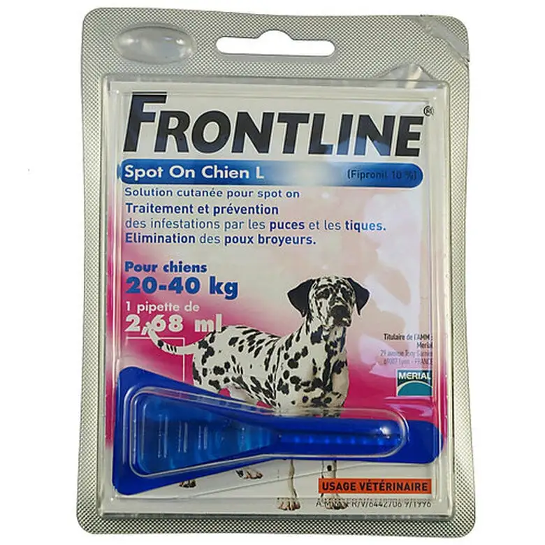 Frontline - Pipette Antiparasitaire Pour Chien De 20 à 40Kg - 2,68ml 3 Frontline - Pipette Antiparasitaire Pour Chien De 20 à 40Kg - 2,68ml
